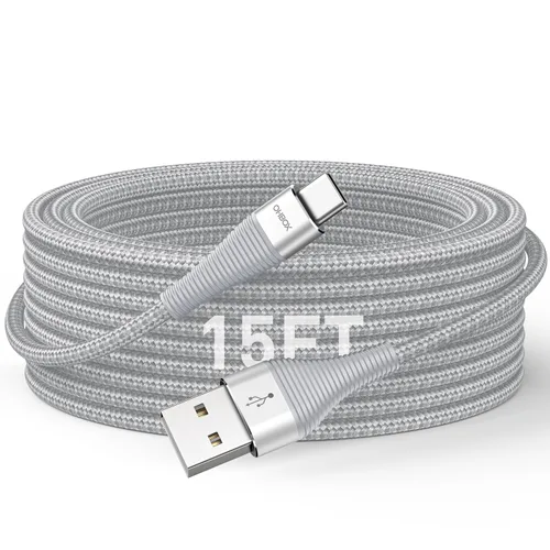 Vista 15 de Cable corto USB C, cable USB C a USB C de 100 W, cable de carga rápida de 1 Negro