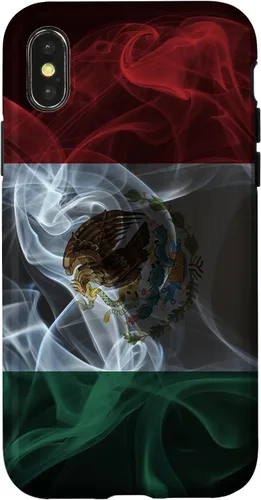 Vista 5 de Smoky Mexico Flag - Funda para iPhone 17 con diseño de orgullo mexicano ahumado