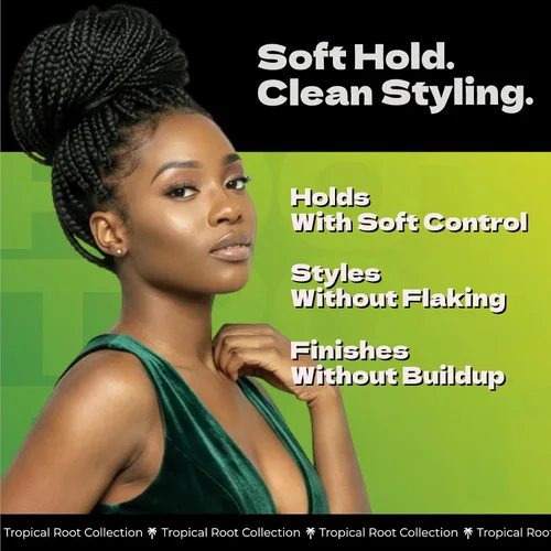 Vista 3 de Bronner Bros Tropical Roots - Crema para trenzas, rastas y giros