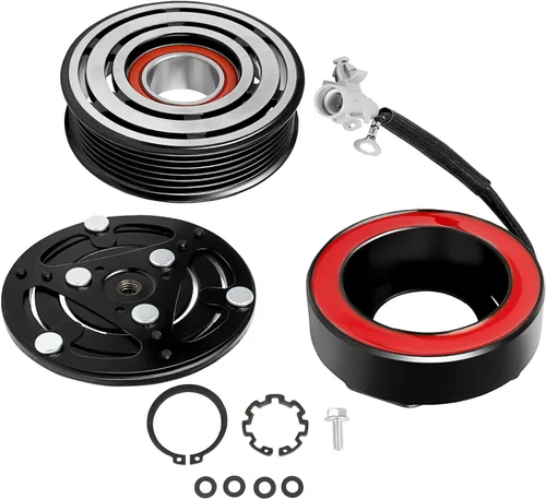 Vista 24 de SCITOO Embrague del compresor de CA para 2000-2006 apto para Audi TT para Volkswagen para Jetta 1.8L CO 1233JC