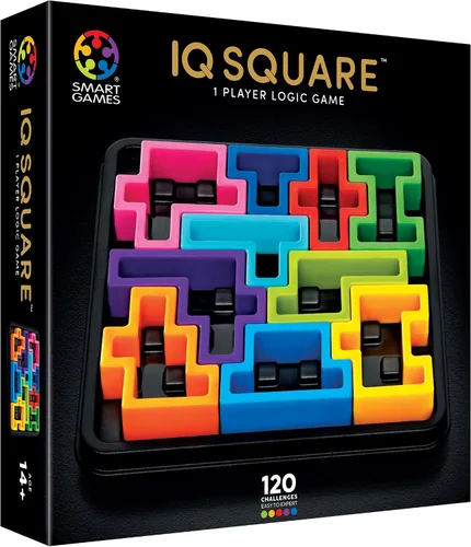 Vista 8 de SmartGames IQ Deluxe Circle - Juego de rompecabezas de lógica con 120 desafíos, estuche de viaje de lujo - Teaser cerebral para adolescentes