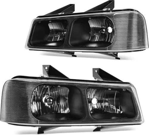 Vista 10 de DWVO Faros delanteros compatibles con Chevy Silverado 1500 1500 HD/2003-2004 Silverado 2500/2003-2006 Silverado 2500HD 3500/2003-2006 Avalanche 1500