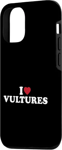 Vista 2 de Funda para iPhone 14 I Love Vultures, I Heart Vultures