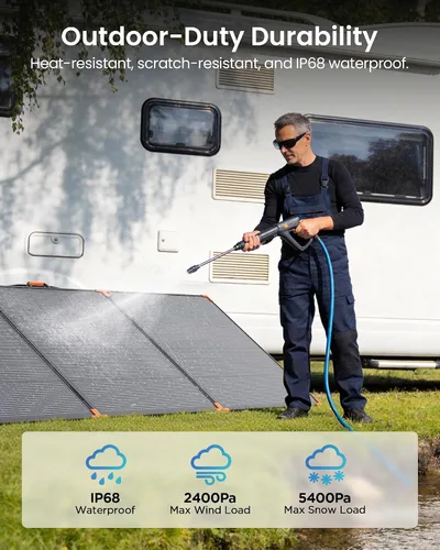 Vista 5 de ZOUPW 480W biacial panel solar portátil tipo N 16BB para la central