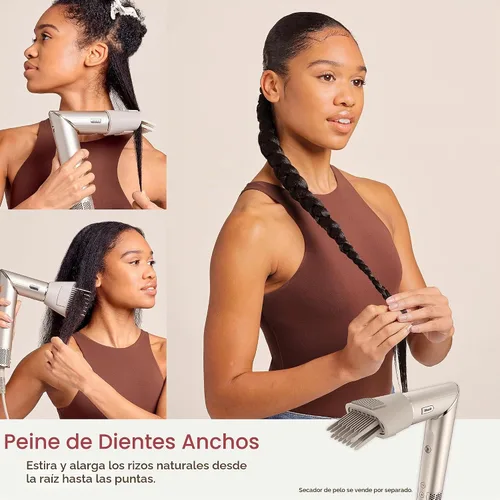 Vista 2 de Shark FlexStyle - Peine de dientes anchos, piedra, XSKHD4WTCA