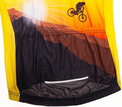 Vista 8 de Ciclismo Jersey Shorts Set Pro Equipo Bicicletas Ropa MTB Jerseys para Hombres