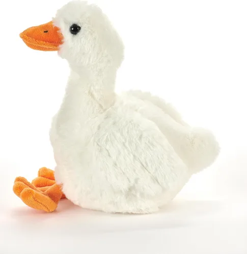 Vista 3 de The Petting Zoo Peluche de pato flexible, regalos para niños, animales salvajes de la vida silvestre, juguete de peluche de pato de 9 pulgadas