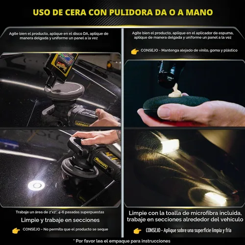 Vista 5 de Kit de cuidado de pintura Ultimate en 3 pasos de Meguiar's, Kit de detalle y pulido para autos
