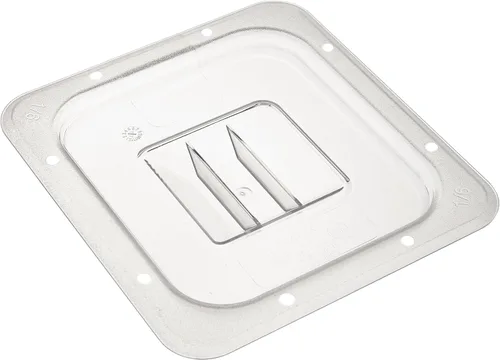 Vista 4 de Winco SP7200C Cubierta ranurada de 1/2 bandeja, transparente, mediana