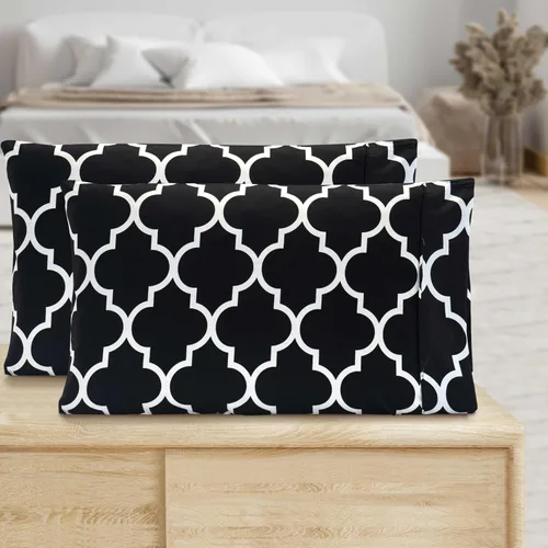 Vista 5 de Elegant Comfort Juego de funda de almohada ultrasuave de lujo de 2 piezas, 1500 hilos, microfibra de calidad egipcia, doble cepillado, resistente a