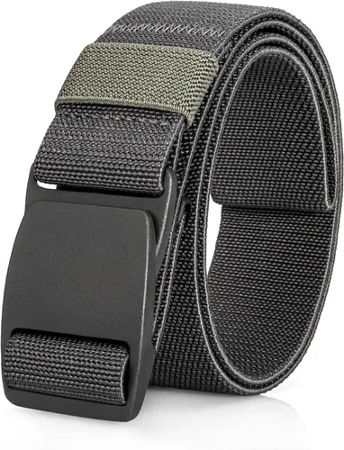 Vista 8 de maikun Cinturón de nylon para hombre, cinturón táctico militar para hombres, cinturón de hebilla de plástico, cinturón de web casual para hombres al
