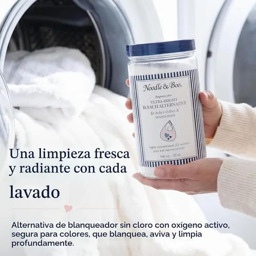 Vista 8 de Noodle & Boo Baby Laundry Essentials Ultra-Bright Bleach Alternativa