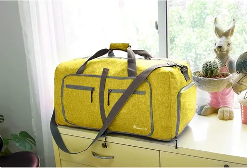 Vista 5 de Bolsa de viaje con compartimento para zapatos, unisex, resistente al agua