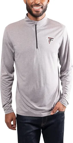 Vista 76 de Ultra Game Men's NFL Official Super Soft Quarter Zip Long Sleeve T-Shirt