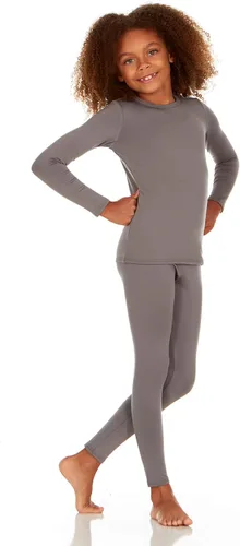 Vista 4 de Paquete de 3 camisetas térmicas para niñas Thermajane Rosa bebé