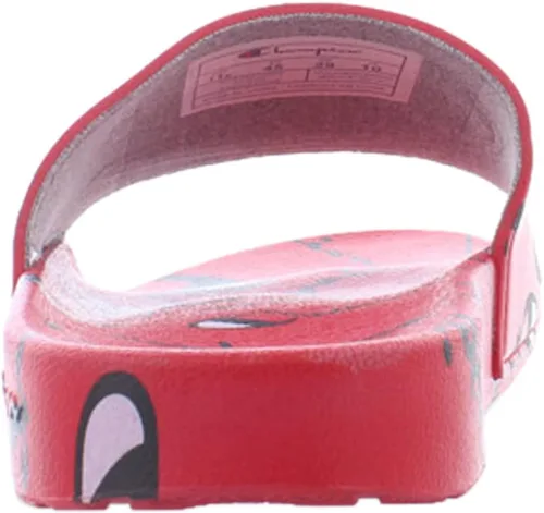 Vista 4 de Champion Sandalias IPO Warped Slide para hombre Negro