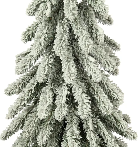 Vista 3 de Haute Decor Colección de árboles de Navidad alpinos, juego de 3