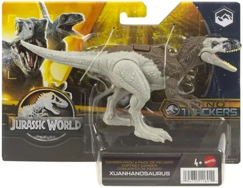 Vista 5 de Mattel Xuanhanosaurus Danger Pack Jrassic World Dinosaurio