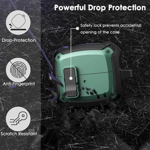 Vista 3 de KOREDA Compatible con Samsung Galaxy Buds 3 Case y Galaxy Buds 3 FE y Galaxy Buds 3 Pro Case con Kit de Limpieza, Funda Protectora Rígida de TPU