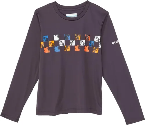 Vista 13 de Columbia Camiseta Grizzly Peak Ls Graphic para niño Negro Gema Berg