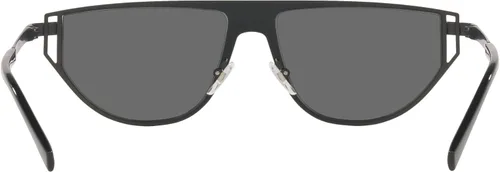 Vista 4 de Versace Gafas de sol para hombre marco negro mate lentes grises 2244in