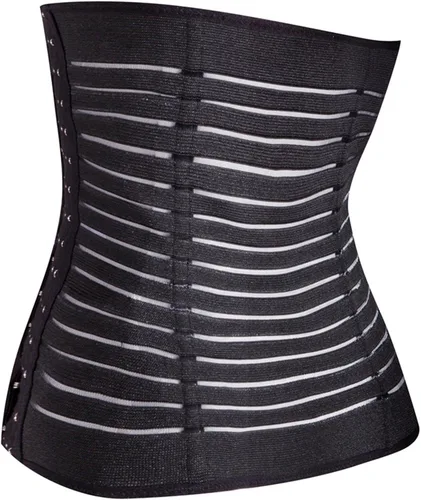 Vista 7 de Entrenador de cintura para mujer faja de pérdida de peso faja de reloj de arena moldeadora de cuerpo cinturón de cintura para yoga entrenamiento