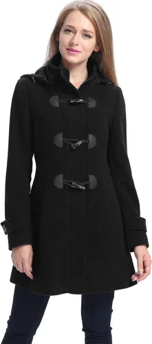 Vista 3 de BGSD Abrigo de lana Daisy para mujer (talla regular y grande y pequeña)