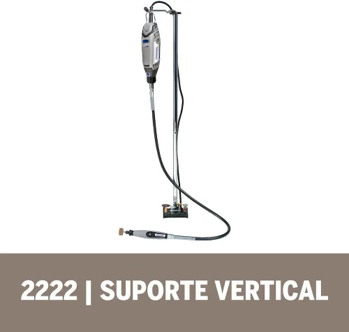 Vista 2 de Dremel 2222 Soporte para herramientas de eje flexible, soporte de herramientas de eje flexible para sostener Dremel Flexible Shaft (225) Accesorio
