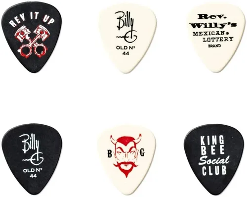 Vista 2 de Jim Dunlop RWT02M Rev Willy Pick - Lata surtida, mediana, 6 púas/lata