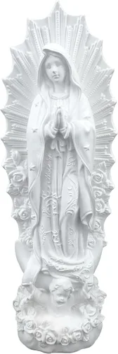 Vista 6 de Estatuas de la Virgen de Guadalupe, Estatua de Nuestra Señora de Guadalupe Virgen María, Figurina Grande de Resina Virgencita María de 6 Pulgadas