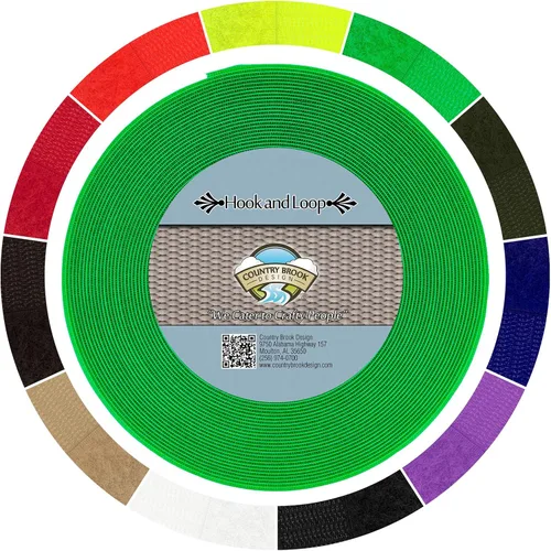 Vista 12 de Country Brook Design Cierre de velcro para coser no adhesivo de 2 pulgadas (beige, 5 yardas)