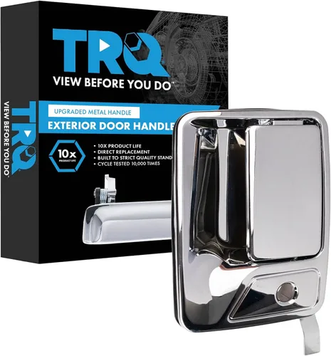 Vista 42 de TRQ Manija de puerta exterior delantera derecha cromada para el lado del pasajero compatible con Dodge Durango Jeep Grand Cherokee 2011-2021