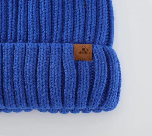 Vista 8 de Home Prefer Gorro de invierno para hombre, gorro de punto de vellón, gorro cálido para hombre y mujer