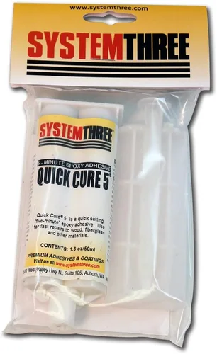 Vista 4 de Adhesivo epoxi System Three Quick Cure 5, kit de 1 pinta