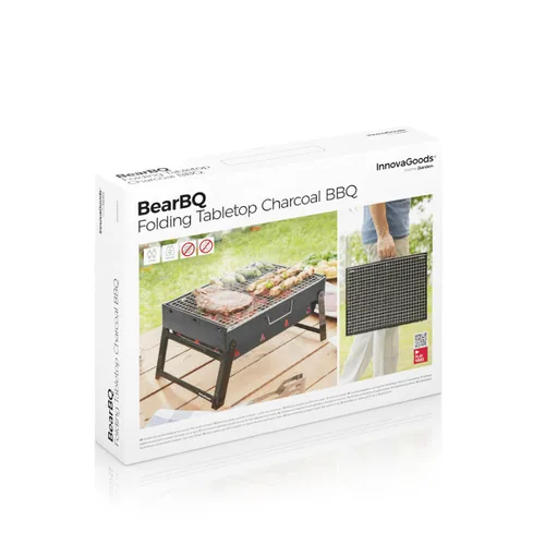 Vista 13 de Barbacoa Plegable Portátil para Carbón BearBQ InnovaGoods
