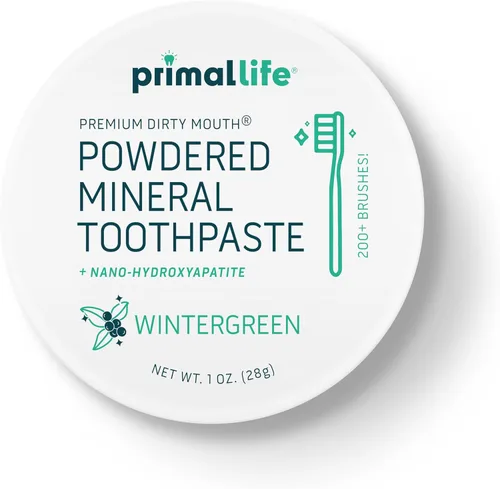 Vista 17 de Primal Life Organics - Dirty Mouth Polvo Dental, Polvo de Limpieza Dental, Aceites Esenciales Saborizados con Caolín Natural y Arcilla de Bentonita