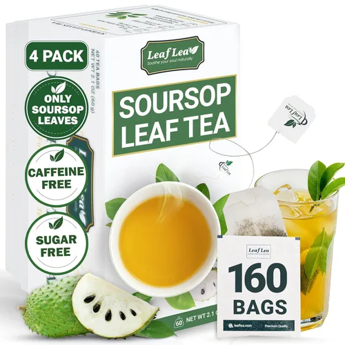 Vista 64 de LeafLea Bolsas de té de melón amargo natural, 40 bolsas de té de hierbas Cundeamor - Té de frutas Melon Amargo Gohyah Apoyo para el bienestar