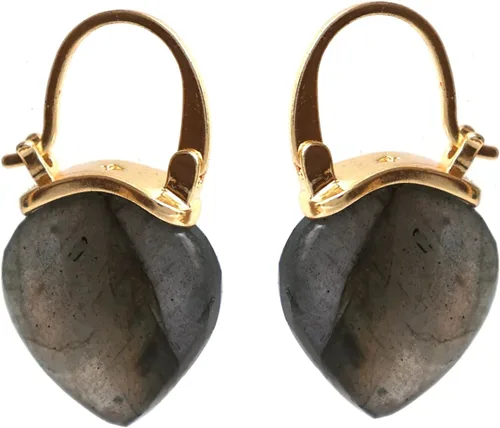 Vista 15 de Gempires Aretes Colgantes de Gemas Hechos a Mano, Aretes de Cristal Minimalistas y Simples, Joyería Hipoalergénica, Chapados en Oro, Diseño Clásico
