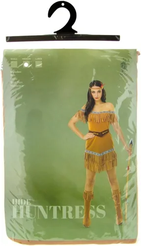 Vista 5 de Disfraz de Halloween de Hide Hunress para mujer, vestido indio nativo americano