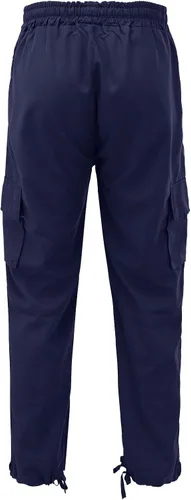 Vista 4 de GDJGTA Pantalones cargo de cintura elástica para hombre, casuales, de pierna recta, cómodos, para correr, con bolsillo multitejido