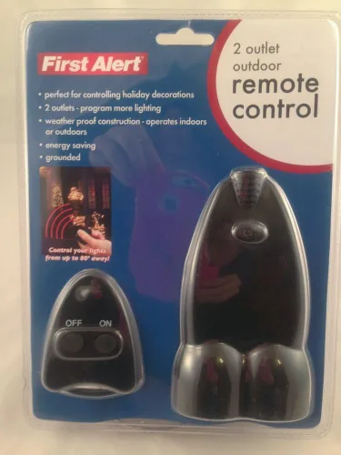 Vista 3 de First Alert FA200 - Control remoto para interiores y exteriores de 2 salidas