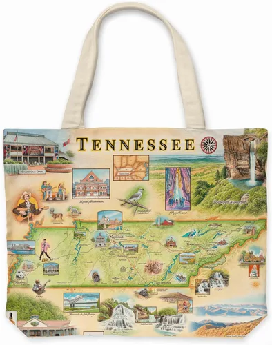 Vista 12 de Xplorer Maps Bolsa de lona con asas, bolsa de compras de comestibles de tela, bolsa reutilizable y ecológica, 100% algodón, lavable