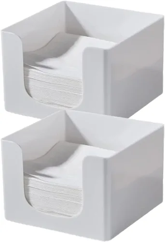 Vista 6 de 123Arts Servilleteros de plástico dispensadores de servilletas de plástico para decoración del hogar de restaurante
