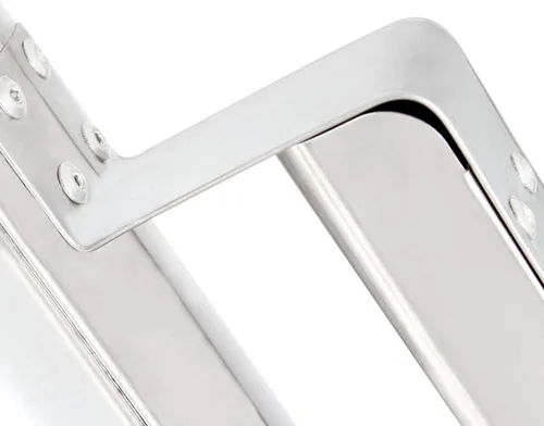 Vista 8 de Guiro con raspador, acero inoxidable Metal Guiro Shaker Latin Percusion Instrumento