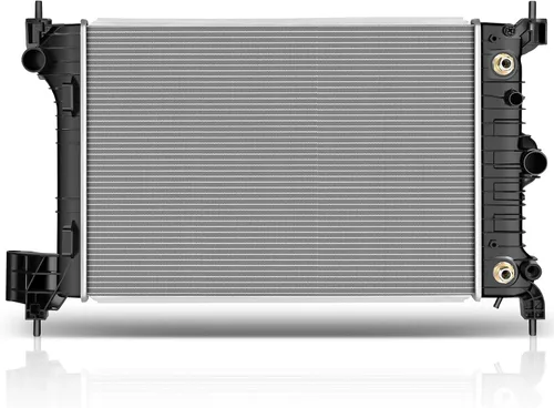 Vista 13 de SCITOO Conjunto de radiador de aluminio refrigerante del motor para 1986-1994 para Nissan D21 2.4L 3.0L 1987 para Nissan para Pathfinder 2.4L