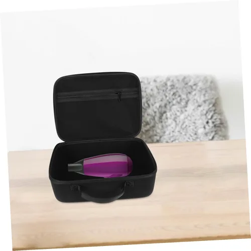 Vista 4 de SOLUSTRE Bolsa para secador de pelo, estuche de viaje para secador de pelo, bolsa organizadora con asa, almacenamiento portátil para viajes