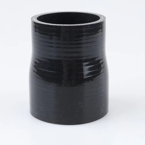 Vista 12 de AC PERFORMANCE ID de 1" a 1/2" (25mm a 13mm) Manguera de silicona recta reductora de 3 capas reforzada negra, 3" de longitud Negro