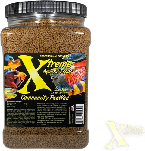 Vista 9 de Xtreme Community Peewee - Gránulos de 0.059 in: hundimiento lento e ideal para peces comunitarios, aumenta la salud inmune y digestiva, mejora