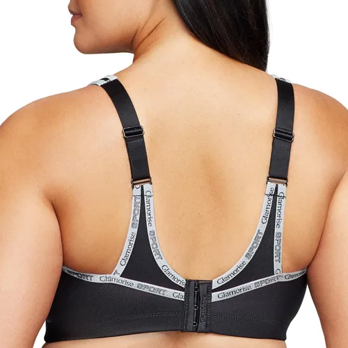 Vista 2 de Full Figure Plus Size No-Bounce Camisole Sports Bra Wirefree #1066