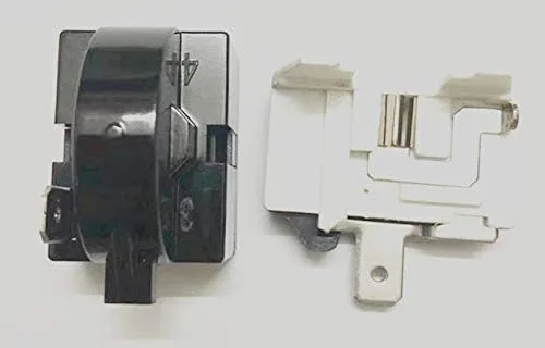 Vista 2 de 1 relé de arranque PTC de 4.7 ohmios 1 pines, protector de sobrecarga del refrigerador 1/2 HP (2 piezas) para Vissani Danby & More, automático